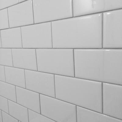 Mapei Warm Gray Unsanded Powder Grout, Mapei Warm Gray Grout With White Subway Tile