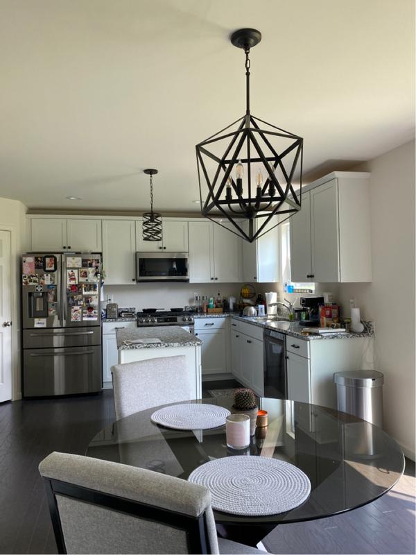Quoizel Liberty Park 4-Light Gold Transitional Geometric