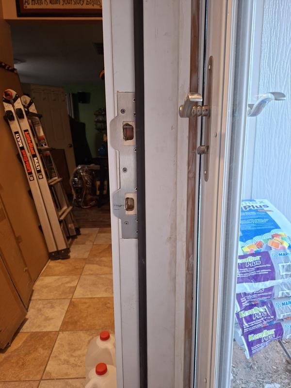 RELIABILT 1-5/8-in W x 11-in L Satin Security strike kit in the Strike ...