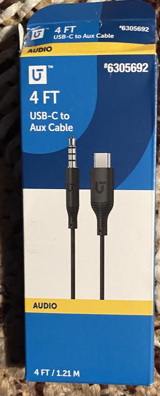 Utilitech 4-ft Usb-c Black Cable 8B47-3190015R-FG at Lowes.com