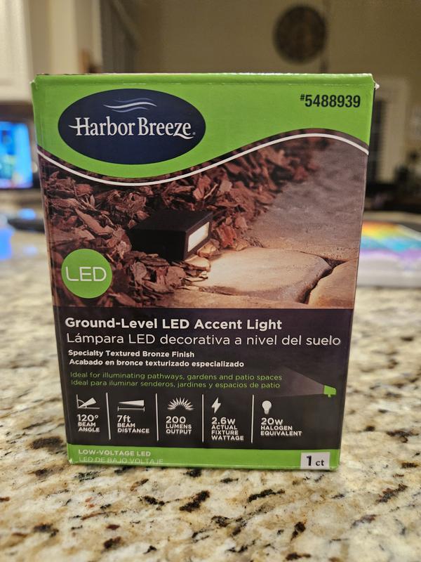 Harbor Breeze 200-Lumen 2.6-Watt Specilaty Textured Bronze