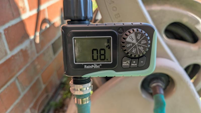 RainPoint 1 Output Port Adjustable Digital hose end timer in the Hose ...