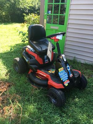 Troy bilt discount electric riding mower