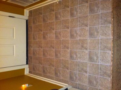 【値下げ】4175 pebble 370x1300 Style Selections Tumbled Stone Stone look 2.6-mil x Peel and