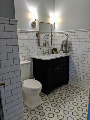 American Olean Genuine Stone Carrara 12-in x 15-in Polished Natural Stone Marble Honeycomb Mosaic Floor and Wall Tile