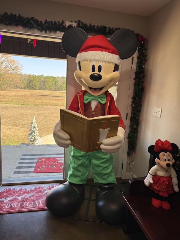 Disney 6.75-ft Lifesize Mickey Mouse Musical Animatronic in the