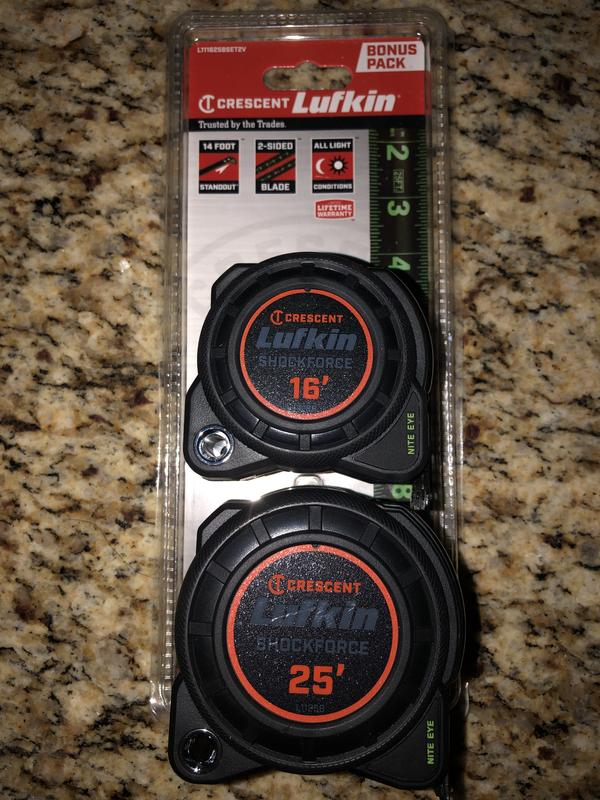Thoughts on Lufkin Shockforce Tape Measure Packaging?