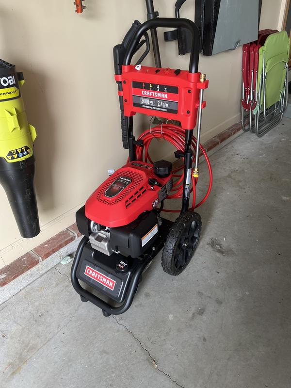 Craftsman 3000 psi 2.4 deals gpm pressure washer