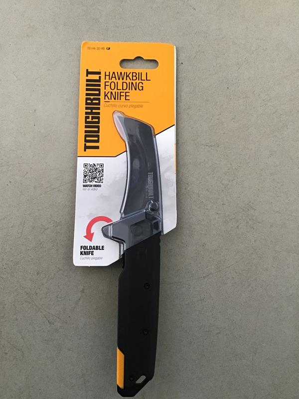 Cuchillo plegable Hawkbill inoxidable Toughbuilt TB-H4-30-HB