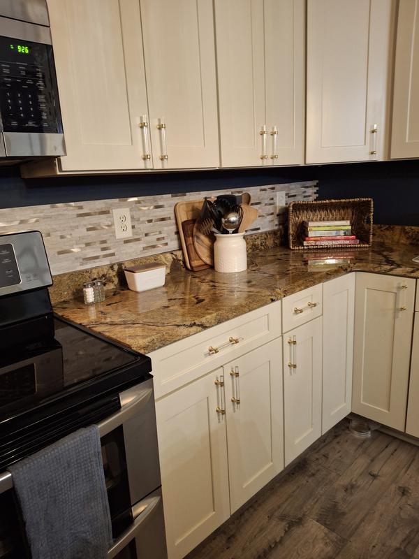 Peel&Stick Tile Silver Oasis 10-in x 13-in Matte PVC Linear Stone Look Peel and Stick Wall Tile (0.844-sq. ft/ Piece)
