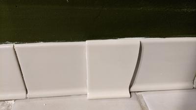 American Olean Bright Ice White Ceramic Cove Base Tile (4-in x 6-in)
