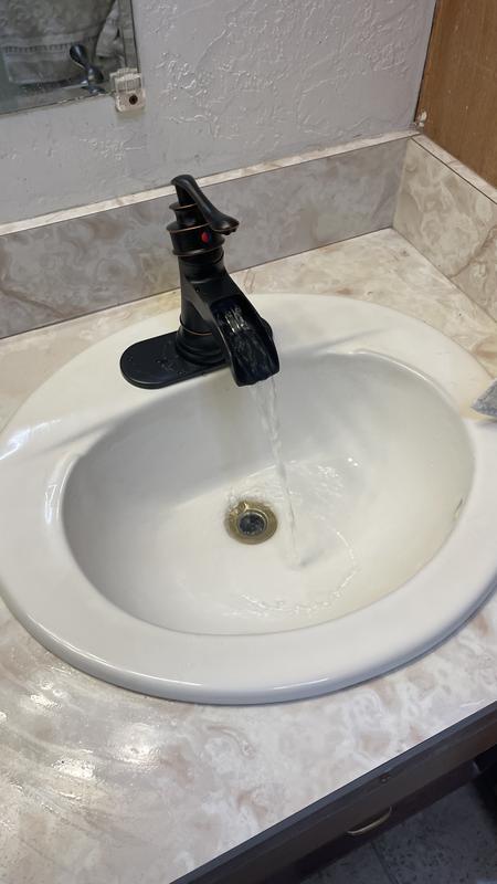 BWE Brushed Nickel Vessel 1-Handle WaterSense Waterfall