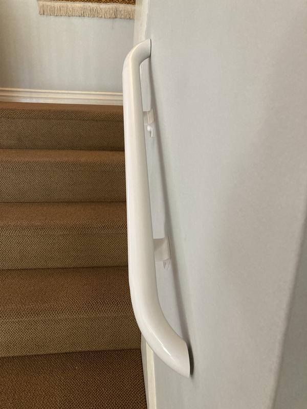 Wolf Handrail 1.9-in x 72-in Hammered Black Painted Aluminum Interior ...
