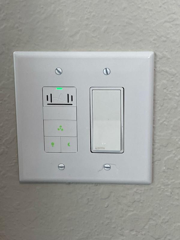 Akicon Bathroom fan switch 2-amp 3-way Remote Control Companion Light ...