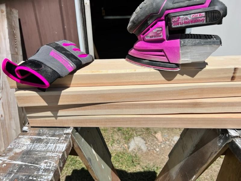 The Original Pink Box 20 Volts Brushless Detail Cordless Sander with ...