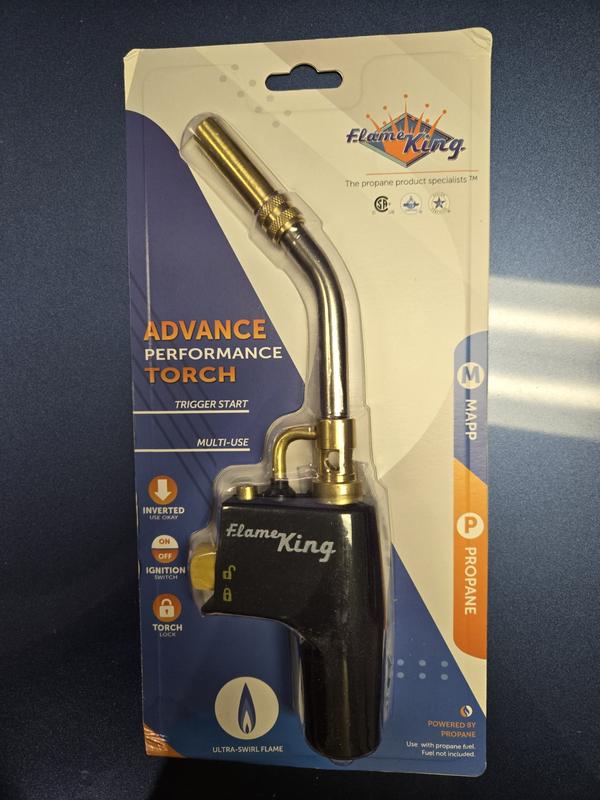 Flame King Propane Torch Head - High Heat For Soldering, Brazing & DIY Projects