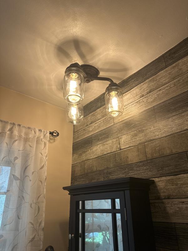 【Squall】照明 Zicbol 1 -Light 47.2-in White Integrated LED Flush Mount