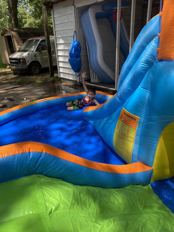 Bounceland cascade inflatable water slides sale with large pool