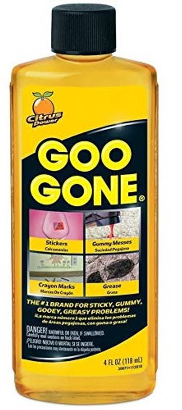 Goo Gone Original - 2 Ounce - Surface Safe Adhesive Remover Safely Removes  Stickers Labels Decals Residue Tape Chewing Gum Grease Tar