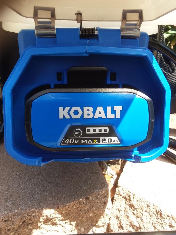 Kobalt 40-volt Max 20-in Cordless Push Lawn Mower 5 Ah (1-Battery and  Charger Included) in the Cordless Electric Push Lawn Mowers department at