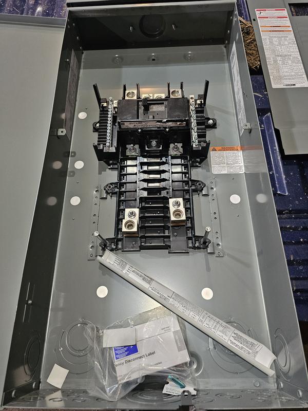 Square D QO 150 Amp 8-Space 16-Circuit Outdoor Load Center With Main Breaker & Feed-Thru Lugs - View #7