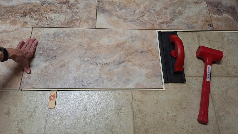 LVP - Ultra Mandalay Marble 12-in x 24-in Waterproof Interlocking Luxury Flooring (15.71-sq ft)