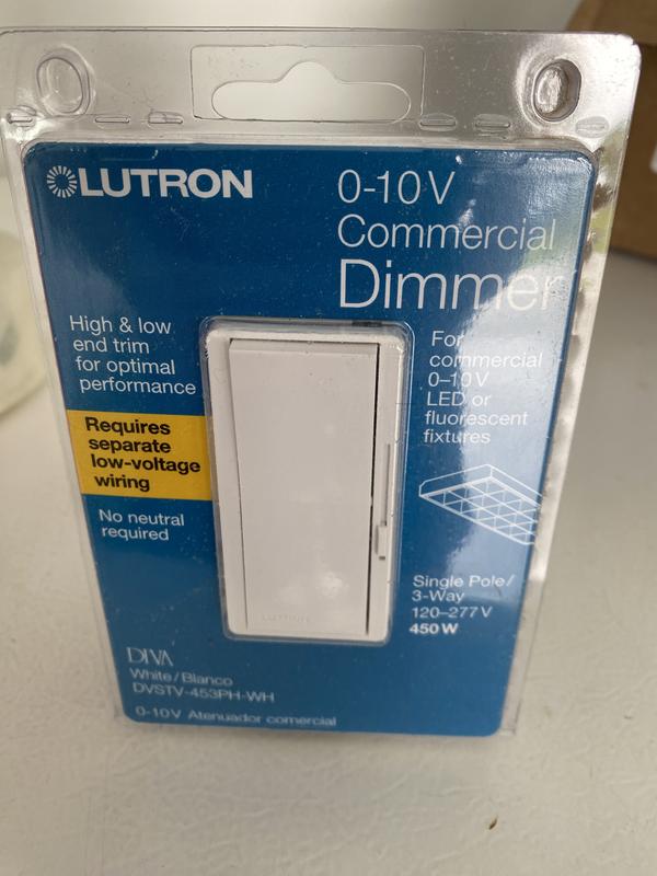 Lutron Diva 0-10v LED Rocker Light Dimmer Switch