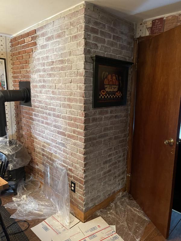 General Shale Providence Series 50-Pack Carbon 1/2-in x 8-in Tumbled Ceramic Brick Look Wall Tile