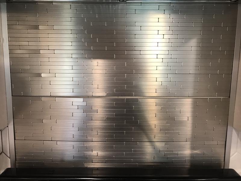 SpecialtyStainless.com - Metal Backsplashes and Metal Wall Panels   Stainless steel backsplash, Stainless backsplash, Metallic backsplash