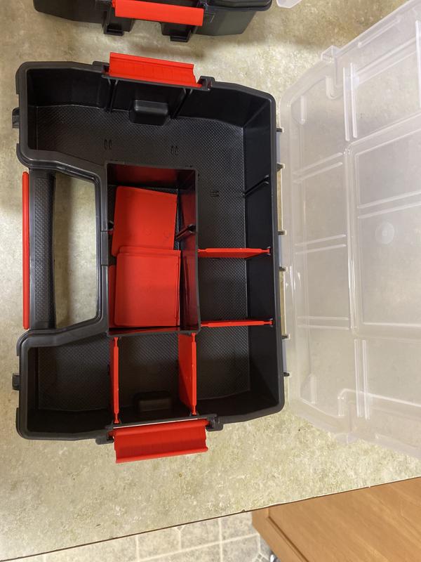 $3/mo - Finance CRAFTSMAN Storage Organizer, Small Parts Organizer, 3-Packs  with 10-Compartments, Lid Includes Secure Latch (CMST60964M)