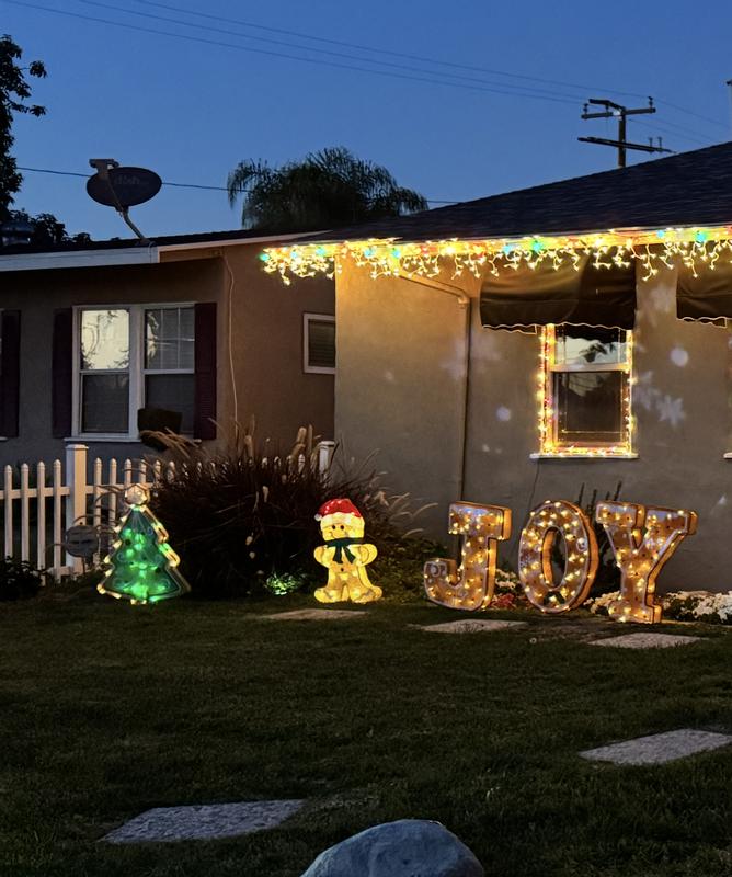 Holiday Living 3-ft LED Gingerbread Cookie Tree Decoration in the ...