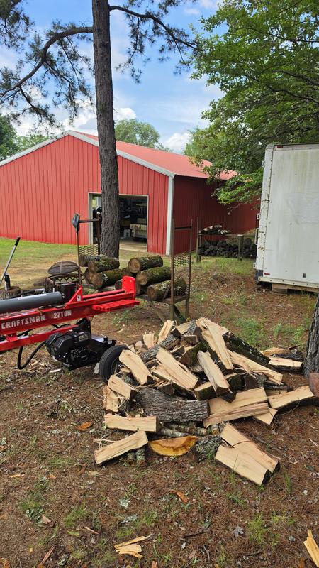 CRAFTSMAN 27-Ton 196-cc Horizontal and Vertical Gas Log Splitter