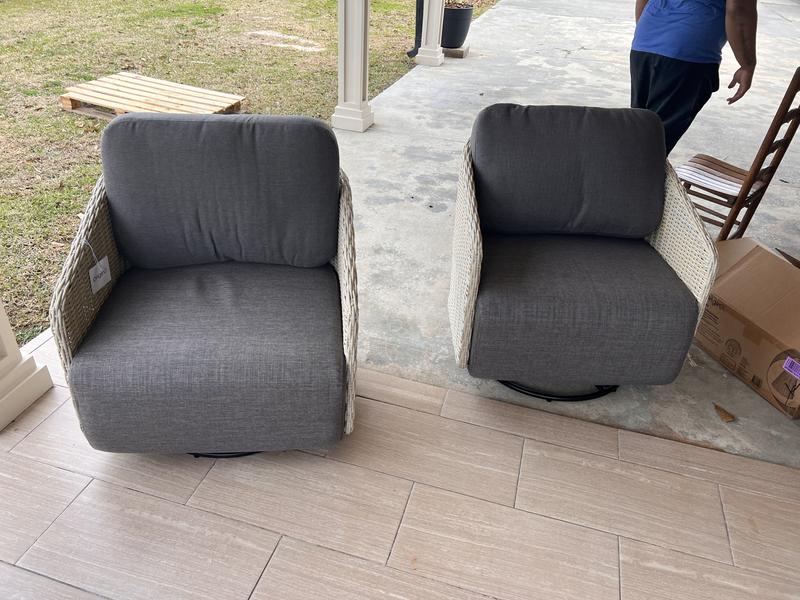Shop Origin 21 Venza 5-Piece Patio Conversation Set with Dark Gray