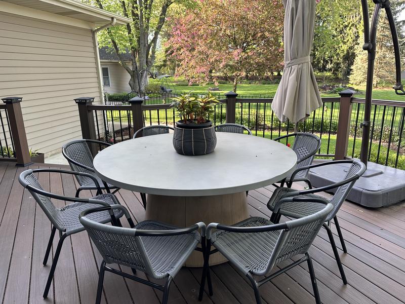 9 Pieces Patio Dining Set, 8 Person Outdoor Dining Jamaica
