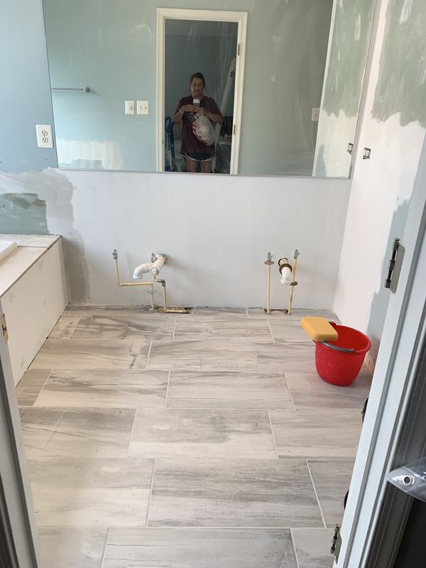 allen + roth Water Falls River Rush 12-in x 24-in Glazed Porcelain Stone Look Floor and Wall Tile (1.96-sq. ft/ Piece)