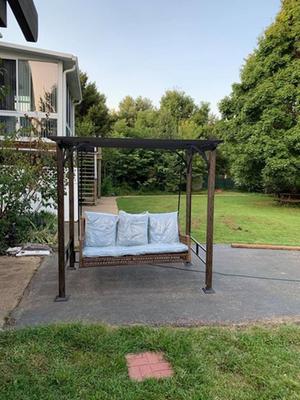 Pergola swing online daybed