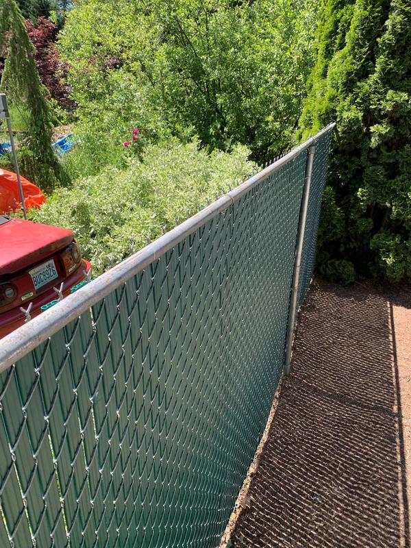 Pexco 6-ft H x 1-3/8-in W Green Hdpe Chain Link Fence Slat