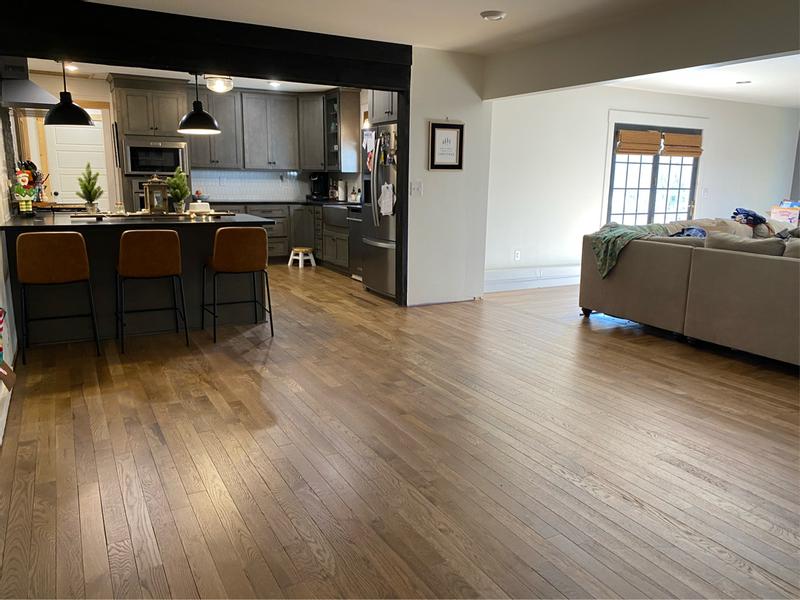 BUY ONLINE: Alpine Landscape White Oak Engineered Hardwood Flooring, 8X<86.6X¾, Wire Brush