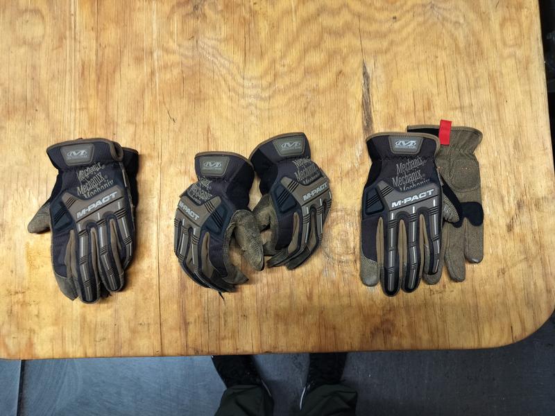 MECHANIX WEAR Medium Brown Synthetic Leather Gloves, (1-Pair