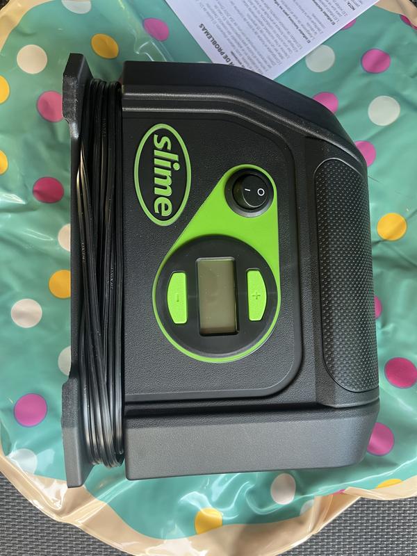 thumbnail image 2 of Slime Digital Tire Inflator - 12V Portable Air Compressor With Auto Shut-Off & LED Light 2 of 11