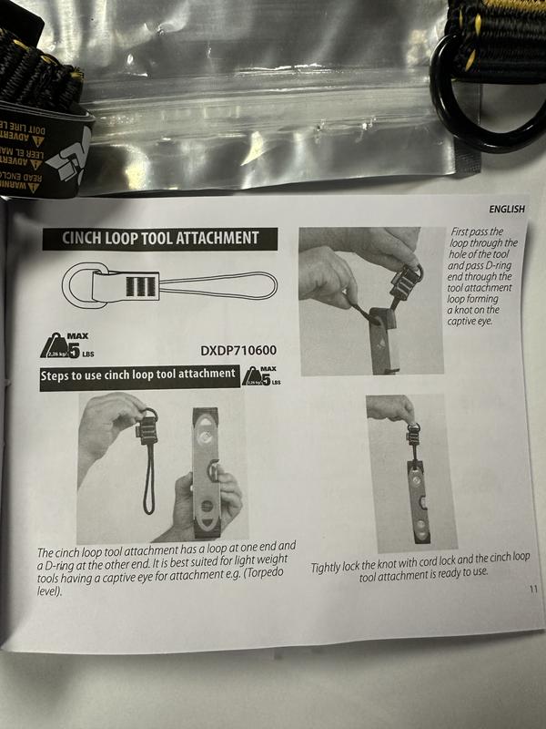 DEWALT Dewalt Cinch Loop Attachment, 3 Pack DXDP710600 at Lowes.com