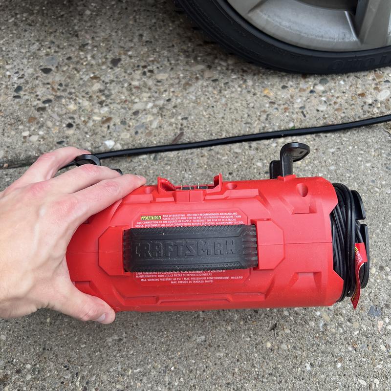 CRAFTSMAN 120 Lithium Ion (Li-Ion) Air Inflator (Power Source: Battery; Car; Electric) CRAFTSMAN 120 Lithium Ion (Li-Ion) Air Inflator (Power Source: Battery; Car; Electric)