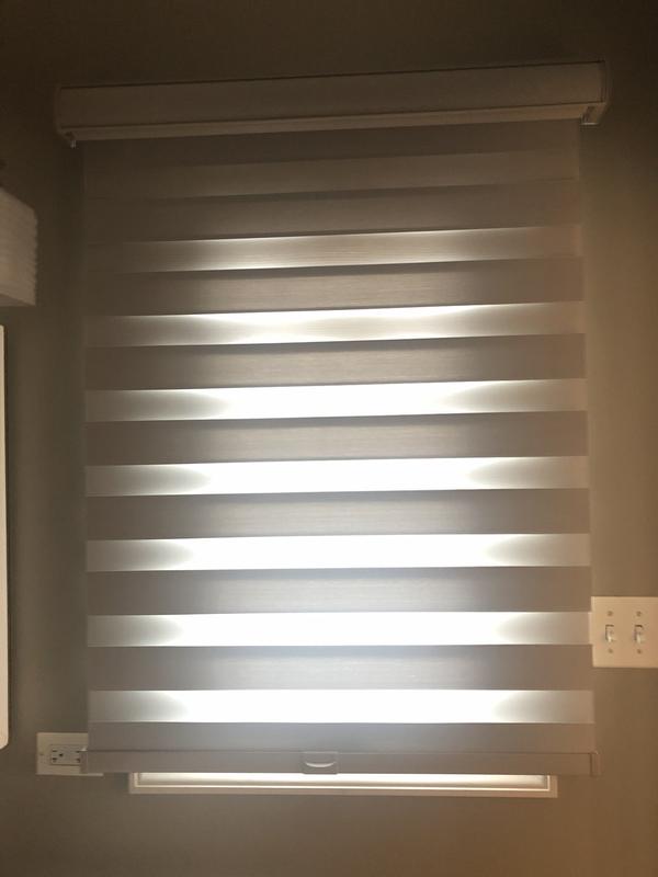 Achim Celestial Room Darkening Shade 43-in x 72-in Oyster Room ...