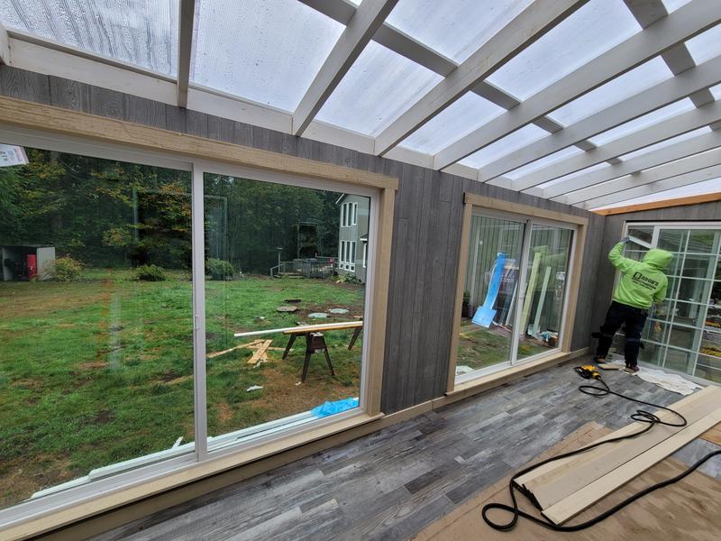 Tuftex Multi-Wall 6mm Panel Clear 4-ft x 8-ft Corrugated Clear Polycarbonate Plastic Roof Panel Tuftex Multi-Wall 6mm Panel Clear 4-ft x 8-ft Corrugated Clear Polycarbonate Plastic Roof Panel