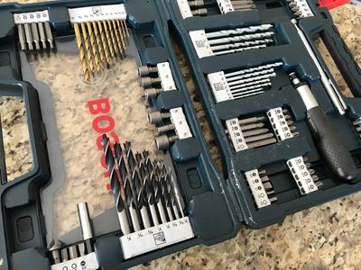 Bosch 91 piece drill bit deals set