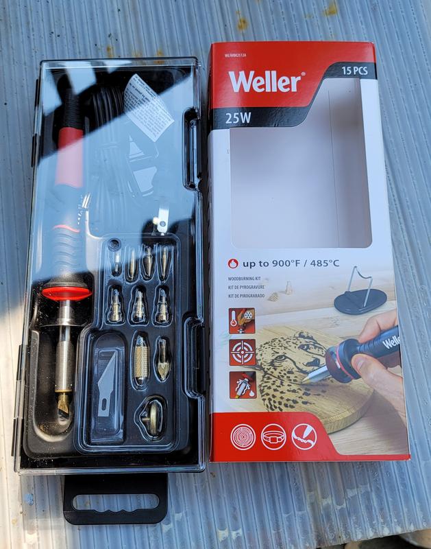 Weller 15Pc 25 Watt, 110 Volt Wood Burning Tool in the Soldering Irons &  Kits department at