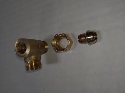 YUHX Feed Water Adapter 3/8 x 1/4 or 3/8 Add-A-Tee, 1/2 x 1/4 or 3/8  Water Line splitter,1/4 Push to Connect not Fit Thread or Braided Hose