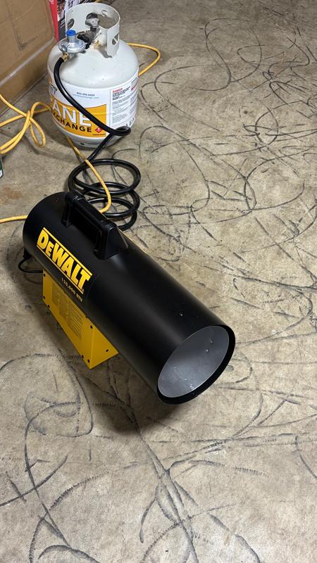 DEWALT 125000-BTU Outdoor Portable Forced Air Propane Heater