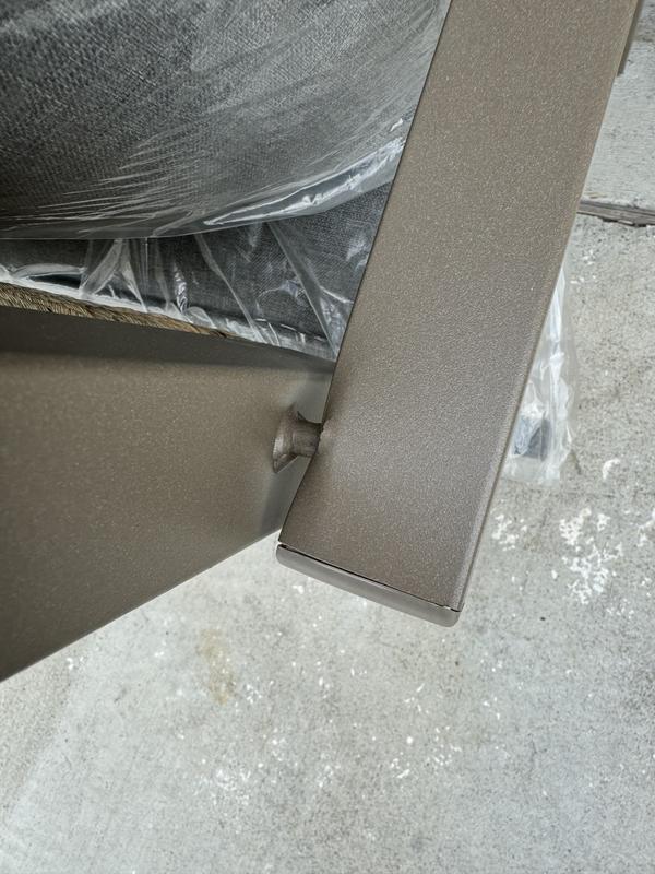 allen + roth Townsend Set of 2 Brown Steel Frame Swivel Conversation ...