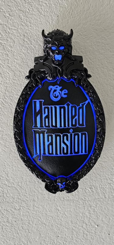 Disney 12-in Musical LED The Haunted Mansion Wall Plaque Decor